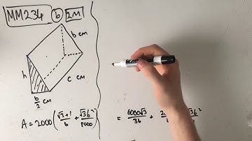 MM234 Maths Methods Fortify Study Guide - "Max surface area problem"