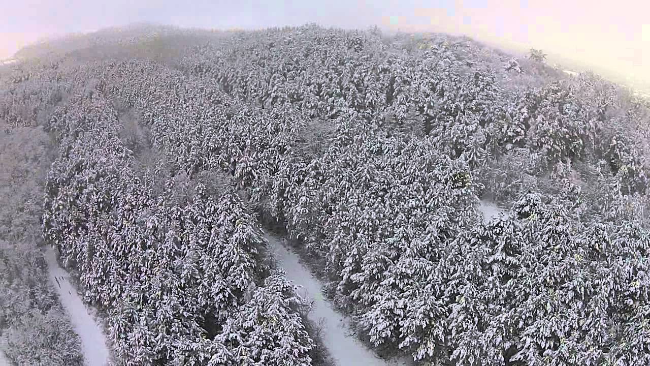 Der weiße Dickenberg - Aus der Vogelperspektive über die Rudolfshalde