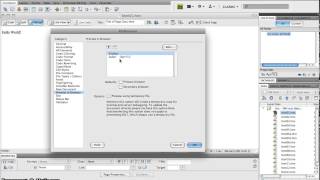 DW CS4 preferences