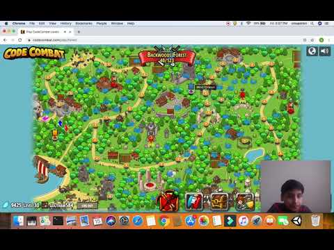 backwoods forest in code combat with goutham