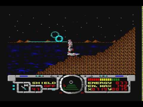 Fire Hawk: Thexder the Second Contact [MSX2] - Missions 1 & 2 Playthrough