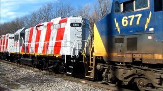 Must See! Amazing 7 Engine Lash-up on BNSF Mixed Freight