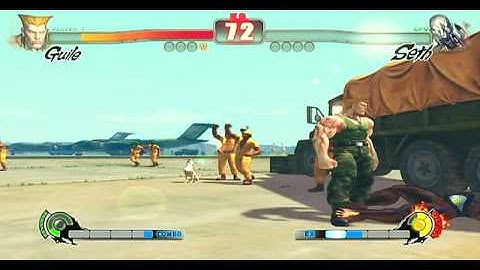 SFIV - Guile (ME) vs Seth (CPU @ Hardest Difficulty) - 7 Rounds - Video 13 - [HQ]