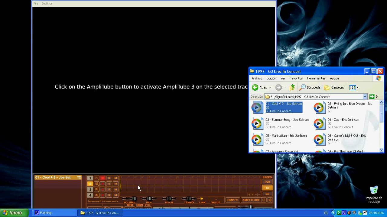 como usar el amplitube 3 con un backtrack - YouTube
