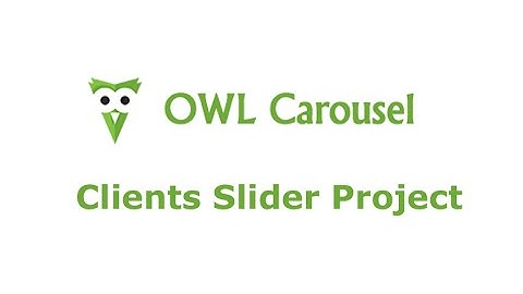 Owl Carousel Slider Project
