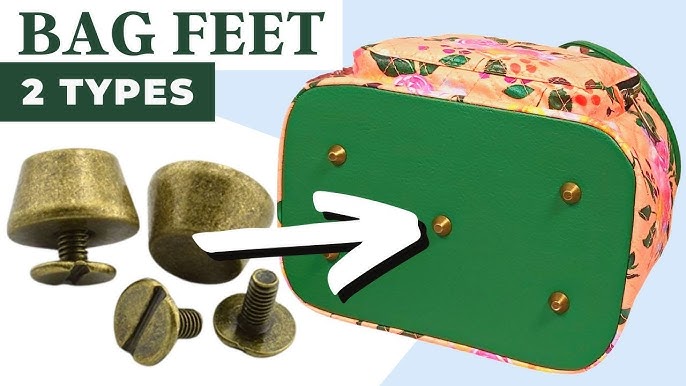 VIDEO: How to Place Purse Feet in a Bag Without a Bottom Panel