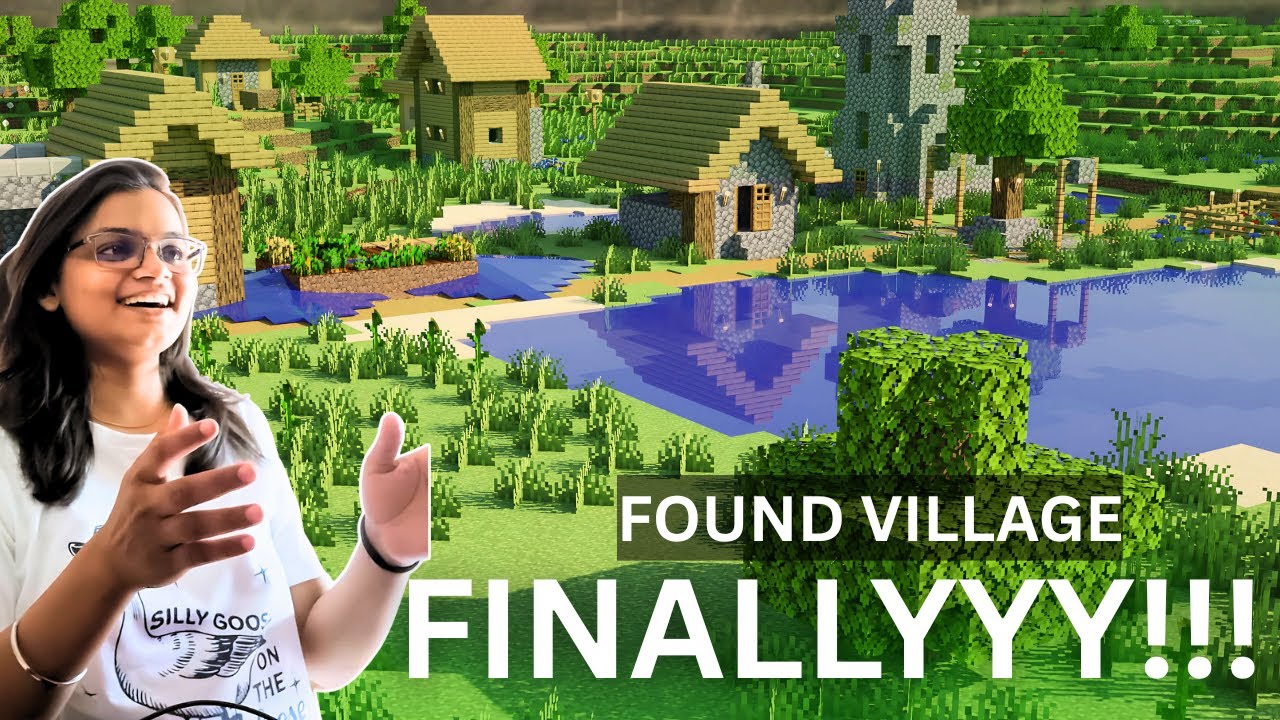 FOUND A VILLAGE IN MINECRAFT ( SURVIVAL SERIES ) - YouTube