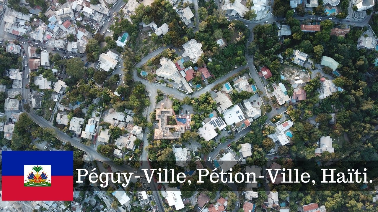 Aerial view of PéguyVille, Haïti in 2019 YouTube
