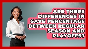 Are There Differences in Save Percentage Between Regular Season and Playoffs? - Puck Stats Central