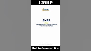 SMRP CMRP Exam Questions | Certified Maintenance & Reliability Professional Exam