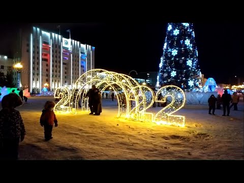 Хабаровск площадь Ленина 02.01.2022