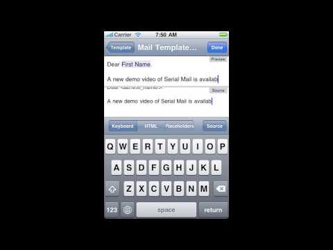 Serial Mail Using HTML Styles HD