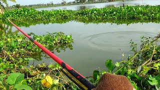 PUASNYA..!! Mancing liaran hari ini dapat ikan banyak sekali disini, Mungkin ikannya lagi lapar