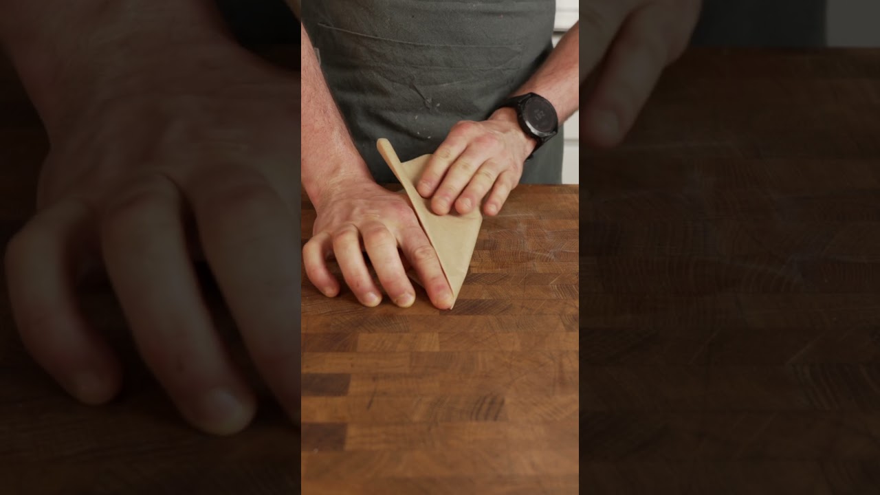 Turn Square Parchment Paper Into a Round One