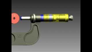 Micrometer simulation with Autodesk Inventor screenshot 4