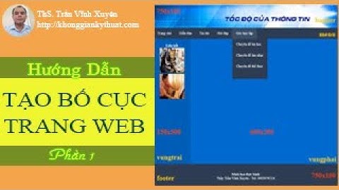 Xây Dựng Bố Cục (Layout) Trong Web - Phần 1