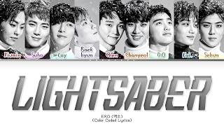 [REQUEST #3] EXO LIGHTSABER Lyrics (Color Coded Lyrics)