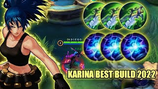 Karina Best Build 2022 Blade Of Despair Concentrated Energy - Mlbb