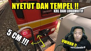 NYETUT TEMPEL 5CM !! LOKOMOTIF DAN KRL BERASA DI TOL || TRAINZ SIMULATOR INDONESIA screenshot 5