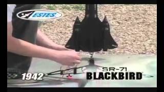 Estes SR71 Blackbird Rocket Kit D-ES1942