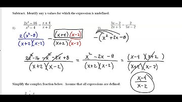 8.2 Adding and Subtracting Rational Expressions