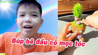 Đồ chơi siêu anh hùng đấu kiếm , đồ chơi búp bê đầu cỏ mọc tóc giới thiệu bời Surich toysreview