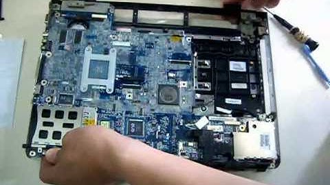 How to disassemble HP Pavilion dv5000 motherboard