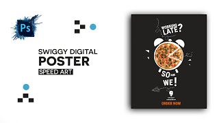 Food App Poster Design | Speed Art | Adobe Photoshop