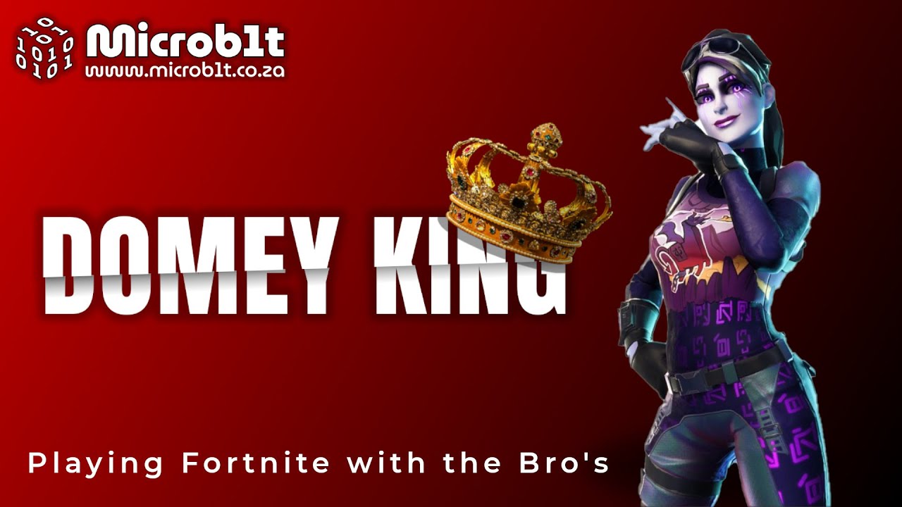 DomeyKing Live Stream - Playing Fortnite with the bros - YouTube