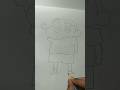 shinchan drawing #drawing #art #youtubeshorts #shorts #shortsfeed #pencildrawing