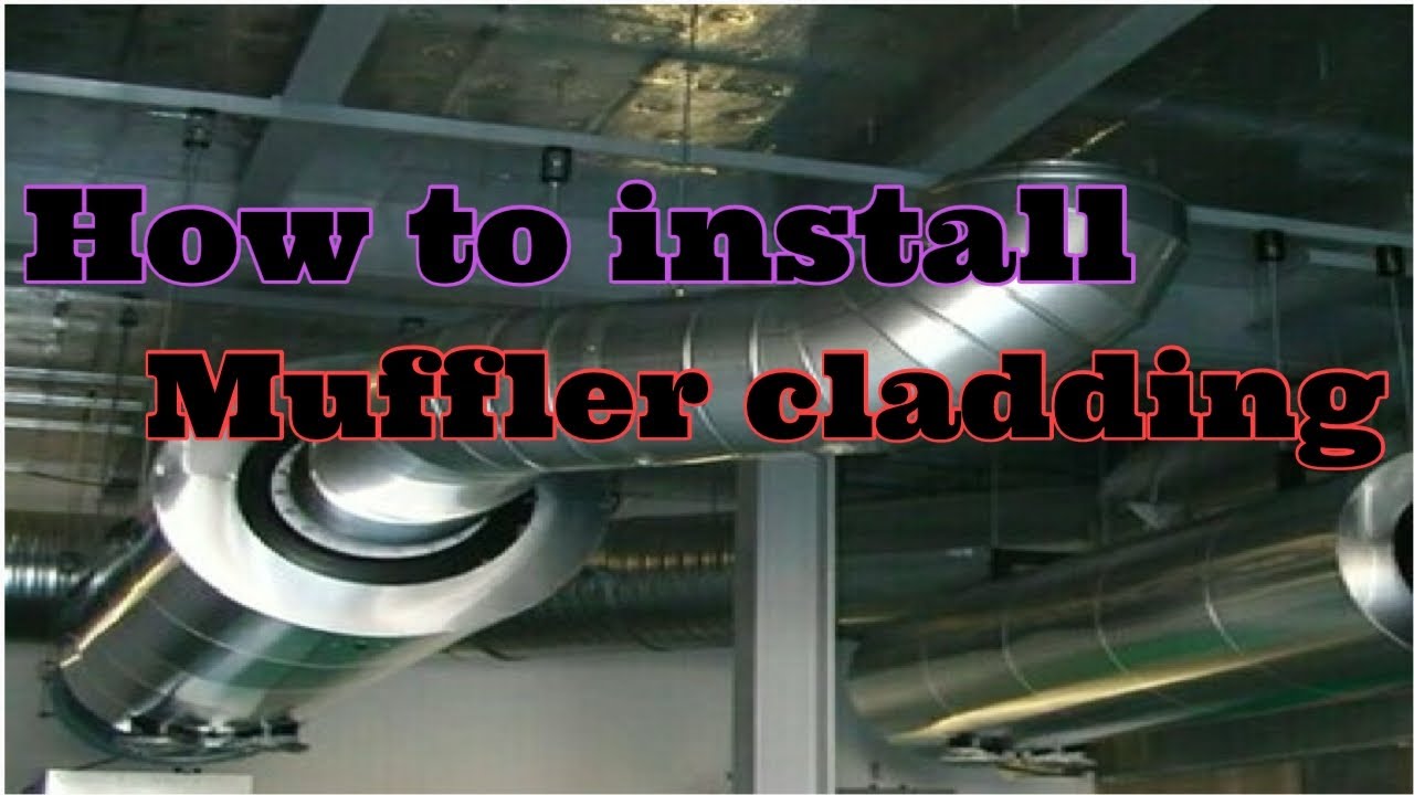 How to install muffler cladding - YouTube