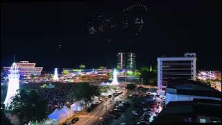 In celebration of Rimbunan Hijau's 50th anniversary, Sibu skies lit up with a 330-drone show.