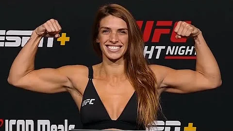 Xiaonan Yan and Mackenzie Dern - Official Weigh-ins - (UFC Fight Night: Dern vs. Yan) - /r/WMMA