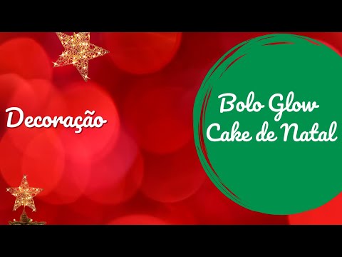 BS - Bolo Glow Cake de Natal - BS - Bolo Glow Cake de Natal