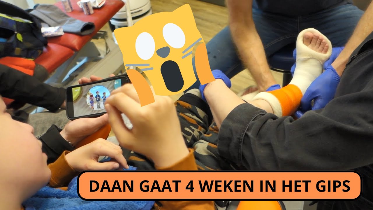 DAAN GAAT 4 WEKEN IN HET GIPS - #85