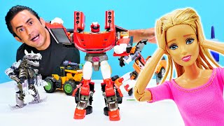 Barbie Ile Transformers Deseptikon Barbienin Evini Kaçırmayı Planlıyor Tobot X Z Ve Teracle