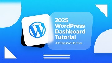 WordPress Dashboard Tutorial for Beginners  Step by Step Guide 2025 x264
