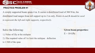 Double-Integration Method: Seatwork no.1