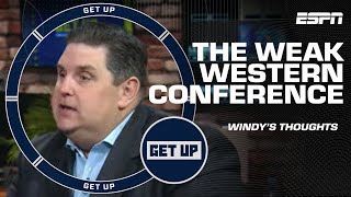 A WEAK WESTERN CONFERENCE! Brian Windhorst explains 🔎 | Get Up