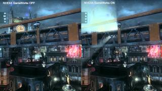 Batman Arkham Knight Graphics comparison (PhysX, GameWorks)