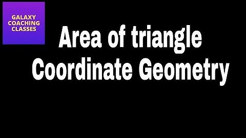 Area of triangle, coordinate Geometry ll cbse class 10 maths