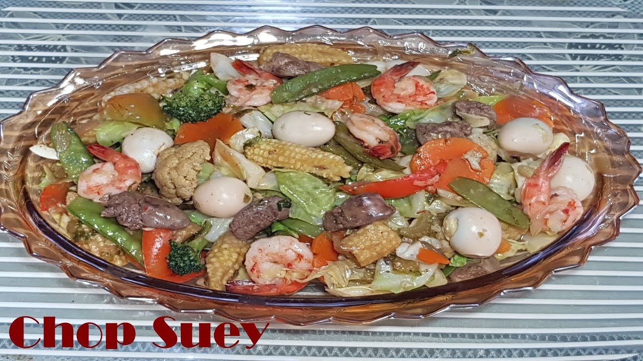 How to cook a Simple Chop Suey Recipe - YouTube