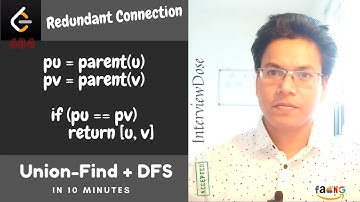 LeetCode 684 - Union-Find and DFS || Redundant Connection || Solved using 3 simple steps !