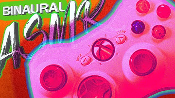 ASMR Controller Sounds- Binaural- Xbox 360 Controller- No talking- Button Sounds