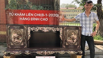 TỦ CHÈ CŨ KHẢM ỐC SINGAPO-ĐỈNH CAO-GỖ GỤ TA-0985230888(ĐỒ GỖ CŨ BÙI TUẤN)8-1-2020