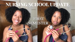 FIRST SEMESTER OF NURSING SCHOOL UPDATE/RECAP | Failing A Nursing Class, Now What