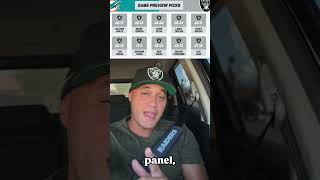 The game preview picks are in