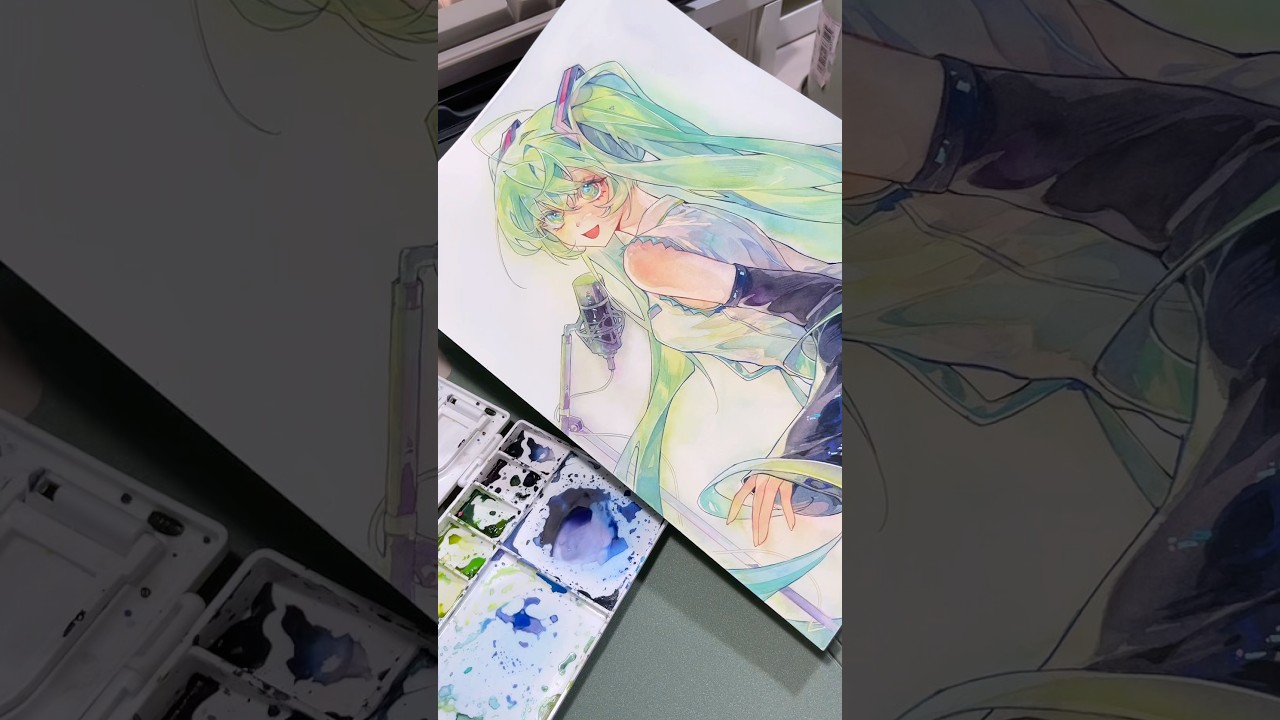 Miku matcha latte 🍵