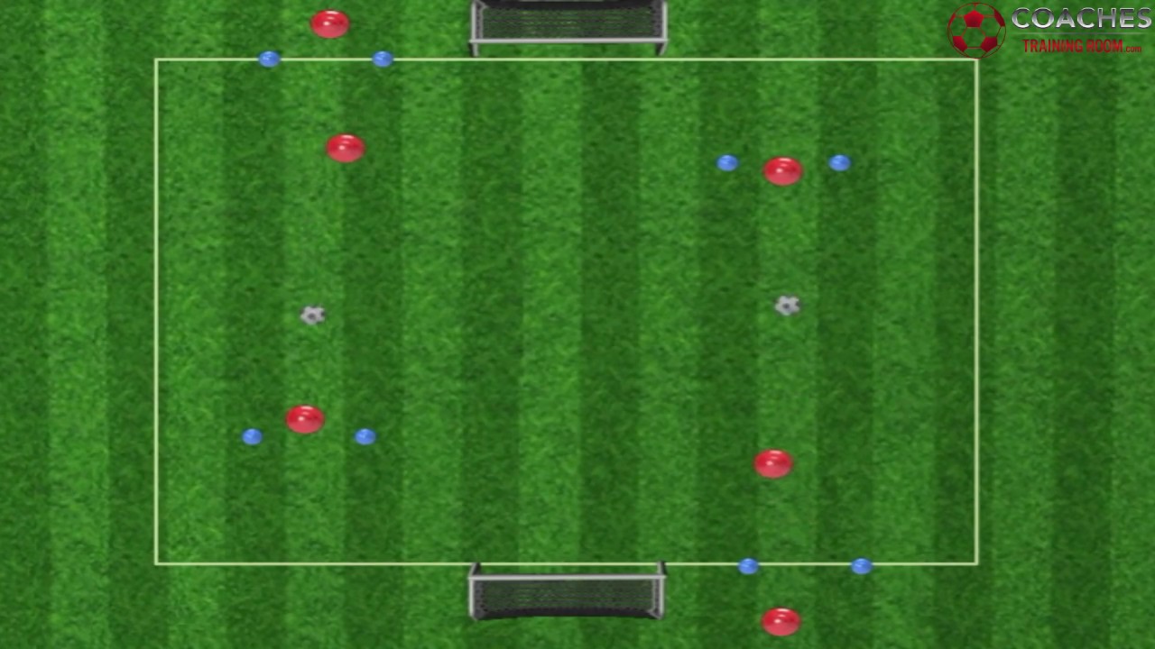 1v1 On First Touch Intermediate Soccer Drill S45 soccer mommy