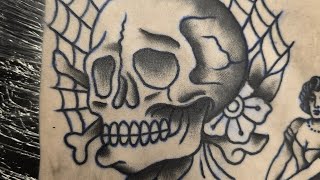 Month 3 Tattooing-"Skull" Lining & Shading